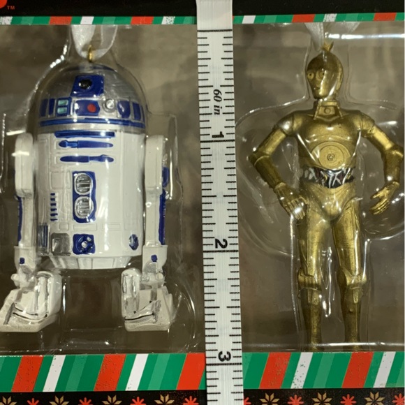 HALLMARK DISNEY STAR WARS DROID ORNAMENTS - SET OF 3! - Picture 10 of 12